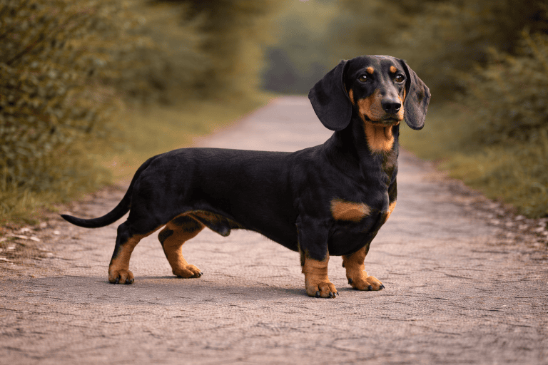 Teckel – illustration générée par IA