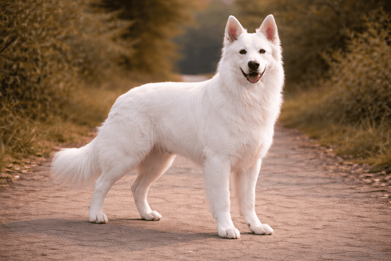 Berger Blanc Suisse – illustration générée par IA