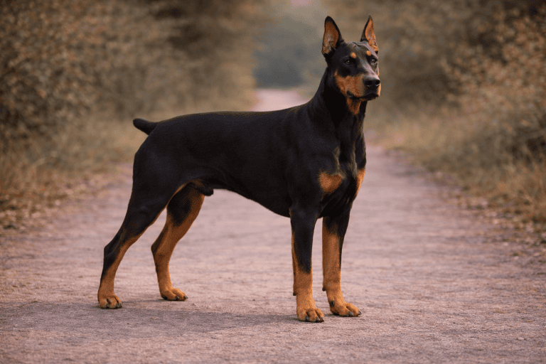 Dobermann – illustration générée par IA