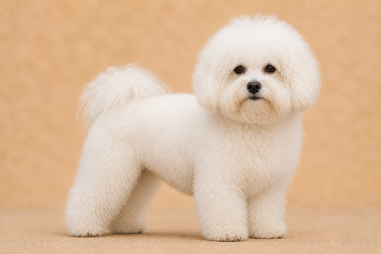 Bichon Bolonais – illustration générée par IA