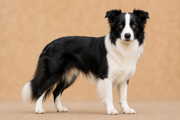 Border Collie – illustration générée par IA