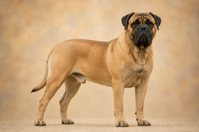 Bullmastiff – illustration générée par IA