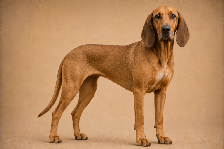 Chien courant italien à poil ras – illustration générée par IA