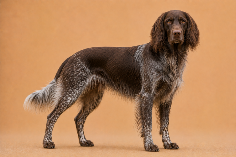 Chien d’arrêt allemand à poil long – illustration générée par IA