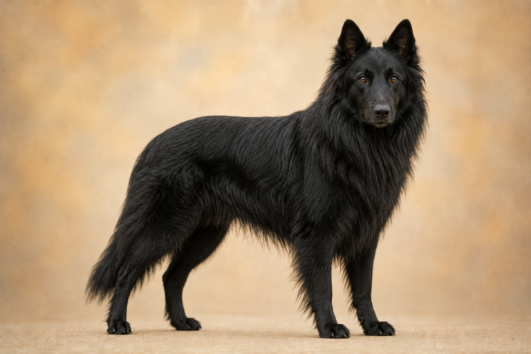 Chien de berger de Majorque – illustration générée par IA