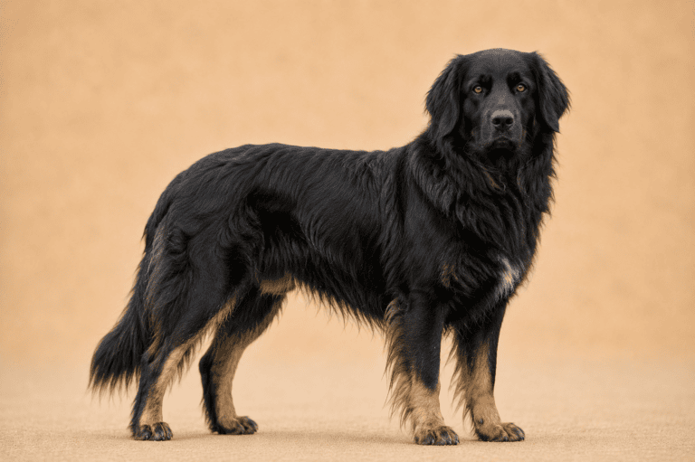 Chien de berger roumain Corb – illustration générée par IA