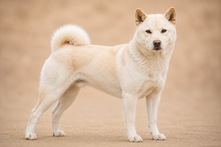 Chien Jindo Coréen – illustration générée par IA