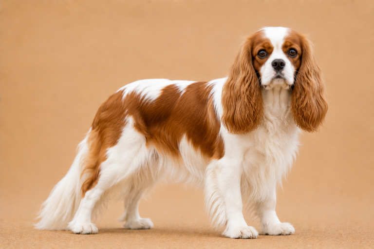 King Charles Spaniel – illustration générée par IA