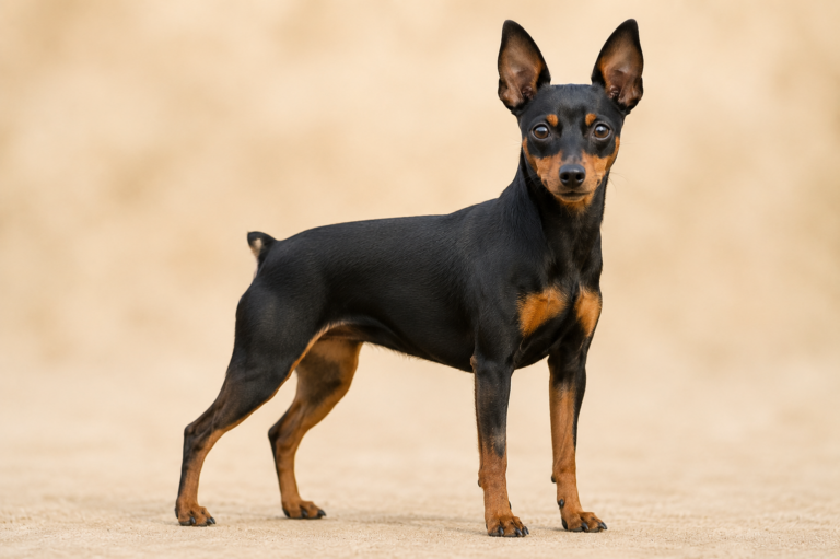 Pinscher Nain – illustration générée par IA