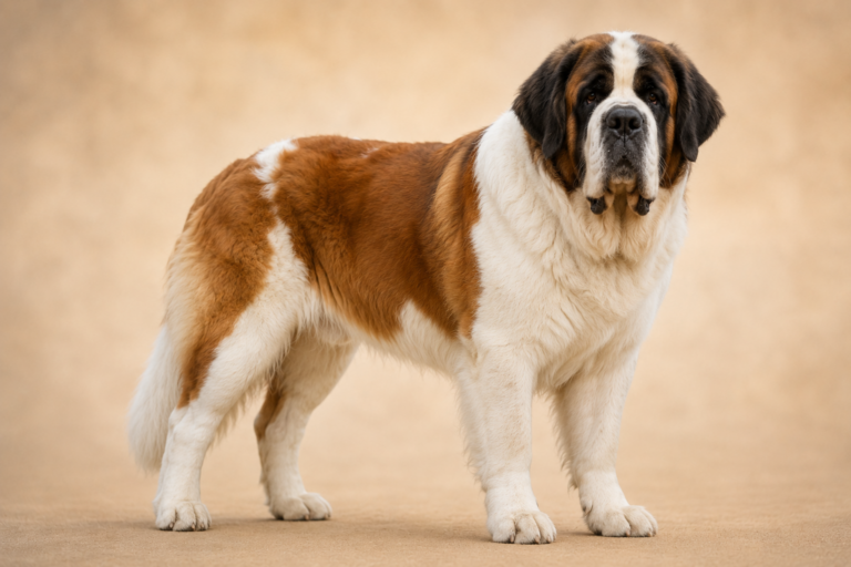 Saint-Bernard – illustration générée par IA