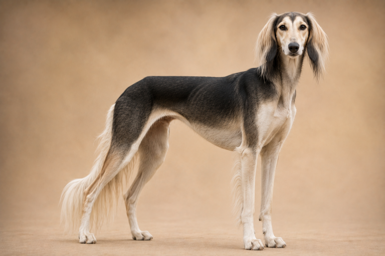 Saluki – illustration générée par IA