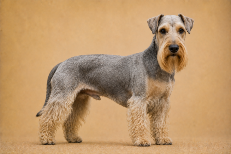 Terrier tchèque – illustration générée par IA